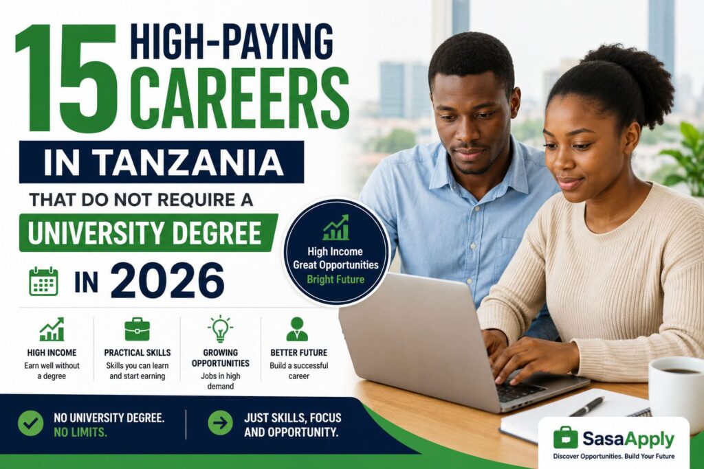15 High-Paying Careers in Tanzania That Do Not Require a University Degree in 2026